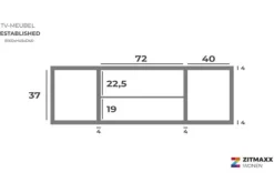 Hot Hangkast  Established Tv-Meubels