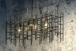 Online Hanglamp - industrial dark | LB024-4+1 Figo | Hanglampen