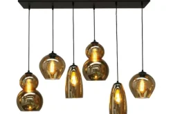 Hanglamp 2261-05-100-25-05-6 Quinto Smoke Hanglampen