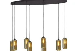 Outlet Hanglamp 2264-05-160-60-8-5 Quinto Smoke Hanglampen