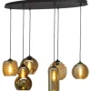 New Hanglamp 2264-05-130-50-6-123 Quinto Smoke Hanglampen