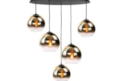 New Hanglamp Amberglas Fantasy Ovaal Hanglampen