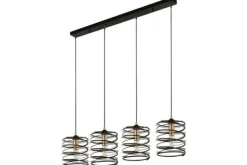 Hanglampen-Searchlight Hanglamp 85583-4BGO  Spring