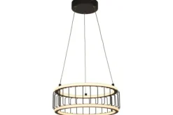 Hanglampen-Searchlight Hanglamp 54213-1BK Circolo Cage