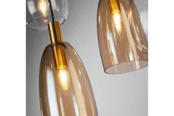 Hanglampen-Searchlight Hanglamp 36463-8BK Divine