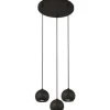 Hanglampen-Searchlight Hanglamp 1014-3BK Eindhove