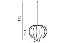 Hanglamp 52850BK  Radiant Hanglampen