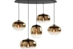 Sale Hanglamp goudkleurig glas Bellini Hanglampen
