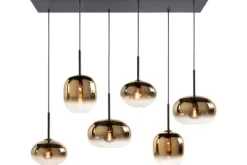 Hanglampen-Highlight Hanglamp goudkleurig glas Bellini