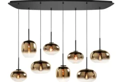 Hanglampen-Highlight Hanglamp goudkleurig glas Bellini