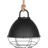 Hanglamp L Zwart Metaal MT-2221 Korf Hanglampen