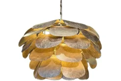 Hanglampen-Leclercq & Bouwman Hanglamp LB046|12+1 ambachtelijk zilver Artisjok |