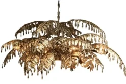 Sale Hanglamp LB023-12+1 ambachtelijk zilver Bellagio | Kroonluchters|Hanglampen