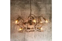 Kroonluchters-Leclercq & Bouwman Hanglamp LB451-12 brons Como |