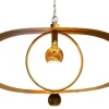 Hanglampen-Leclercq & Bouwman Hanglamp LB049-1+1 ovaal brons Breeze |