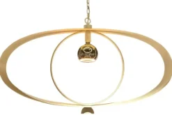 Clearance Hanglamp LB048-1+1 ovaal white Breeze | Hanglampen