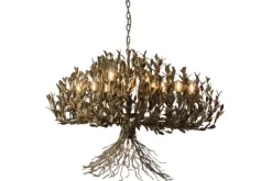 Hanglampen-Leclercq & Bouwman Hanglamp LB039/12+1 rustiek Aix |