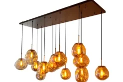 Hanglampen-Toms Luxury Lights Hanglamp 13-lichts Amber Boaz