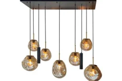 Sale Hanglamp 9-lichts amber Yamal Hanglampen