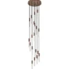 Hanglampen-Toms Luxury Lights Hanglamp 19-lichts Antiek Brons Maud