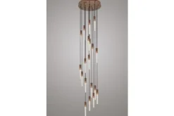 Hanglampen-Toms Luxury Lights Hanglamp 19-lichts Antiek Brons Maud