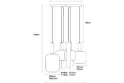 Clearance Hanglamp 6-lichts Joanet Hanglampen