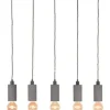 Hanglampen- Hanglamp 5-lichts MT-2353 Fresco