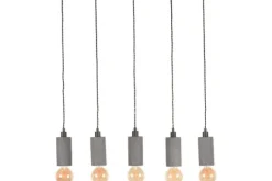 Hanglampen- Hanglamp 5-lichts MT-2353 Fresco