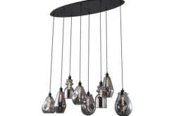 Hanglampen-Toms Luxury Lights Hanglamp 8-lichts ovaal Cayden