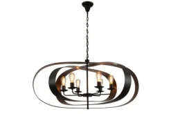 Best Hanglamp 6-lichts ovaal Pluton Hanglampen