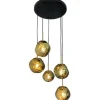 Hanglamp 5-lichts rond Gold Boaz Hanglampen
