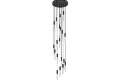 Hanglampen-Toms Luxury Lights Hanglamp 19-lichts Zwart Maud