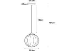 Hanglampen-Lucide Hanglamp Monsaraz