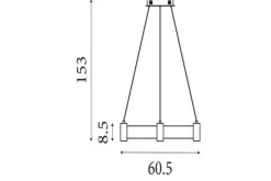 Hanglampen-Searchlight Hanglamp  Moonbeam