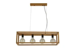 Hanglampen-Searchlight Hanglamp 54741-4NA Square