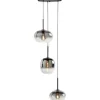 Outlet Hanglamp rookkleurig glas Bellini Hanglampen