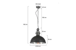 Hanglampen-Steinhauer Hanglamp 2661ZW Gaeve Mexlite