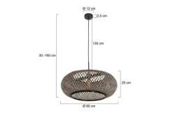Hanglampen-Anne Lighting Hanglamp 7506ZW Maze