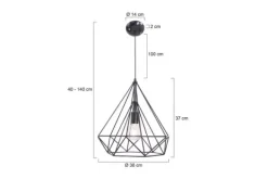 Hanglampen-Steinhauer Hanglamp 7597ZW Ontario Mexlite