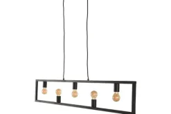 Hanglampen- Hanglamp Zwart MT-2370 Quadrato