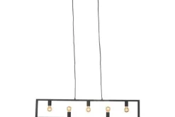 Hanglampen- Hanglamp Zwart MT-2370 Quadrato