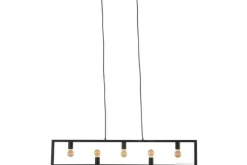 Hanglampen- Hanglamp Zwart MT-2370 Quadrato