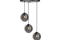 Best Hanglamp Zwart Rookglas Fantasy Hanglampen