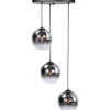 Hanglampen-Highlight Hanglamp Zwart Semi Rookglas Fantasy