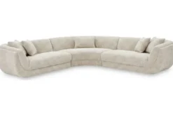 Outlet Hoekbank 215516 Natural Chunky Gianelle Ronde Banken|Hoekbanken