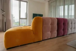 Outlet Hoekbank Confetti Ronde Banken|Hoekbanken