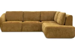 Outlet Hoekbank Dark Honey MB-67.012 Matteo Ronde Banken|Hoekbanken