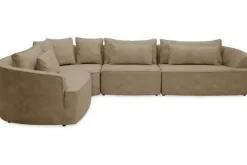 Elementen Banken|Ronde Banken-Fris Lifestyle Hoekbank Loes