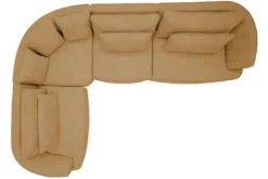 Elementen Banken|Ronde Banken-Fris Lifestyle Hoekbank Loes