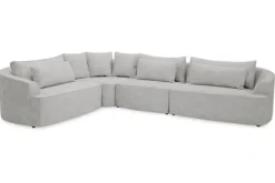 Elementen Banken|Ronde Banken-Fris Lifestyle Hoekbank Loes